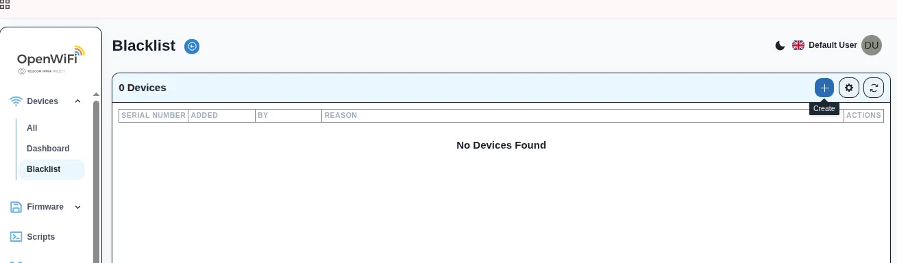 Blacklist navigation